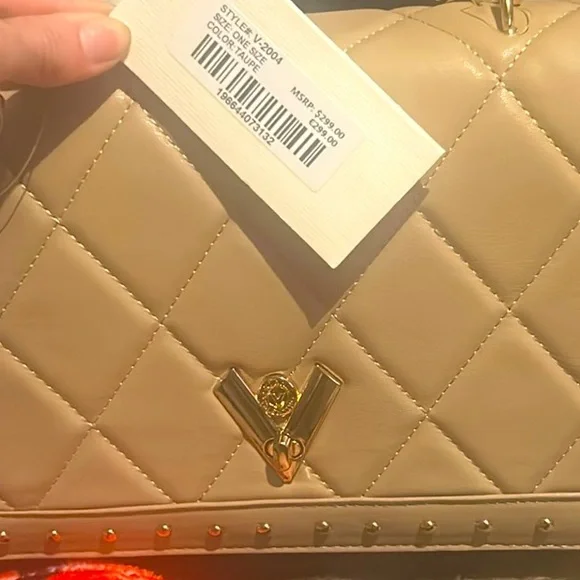 Valentino vegan leather crossbody taupe - Picture 1 of 5